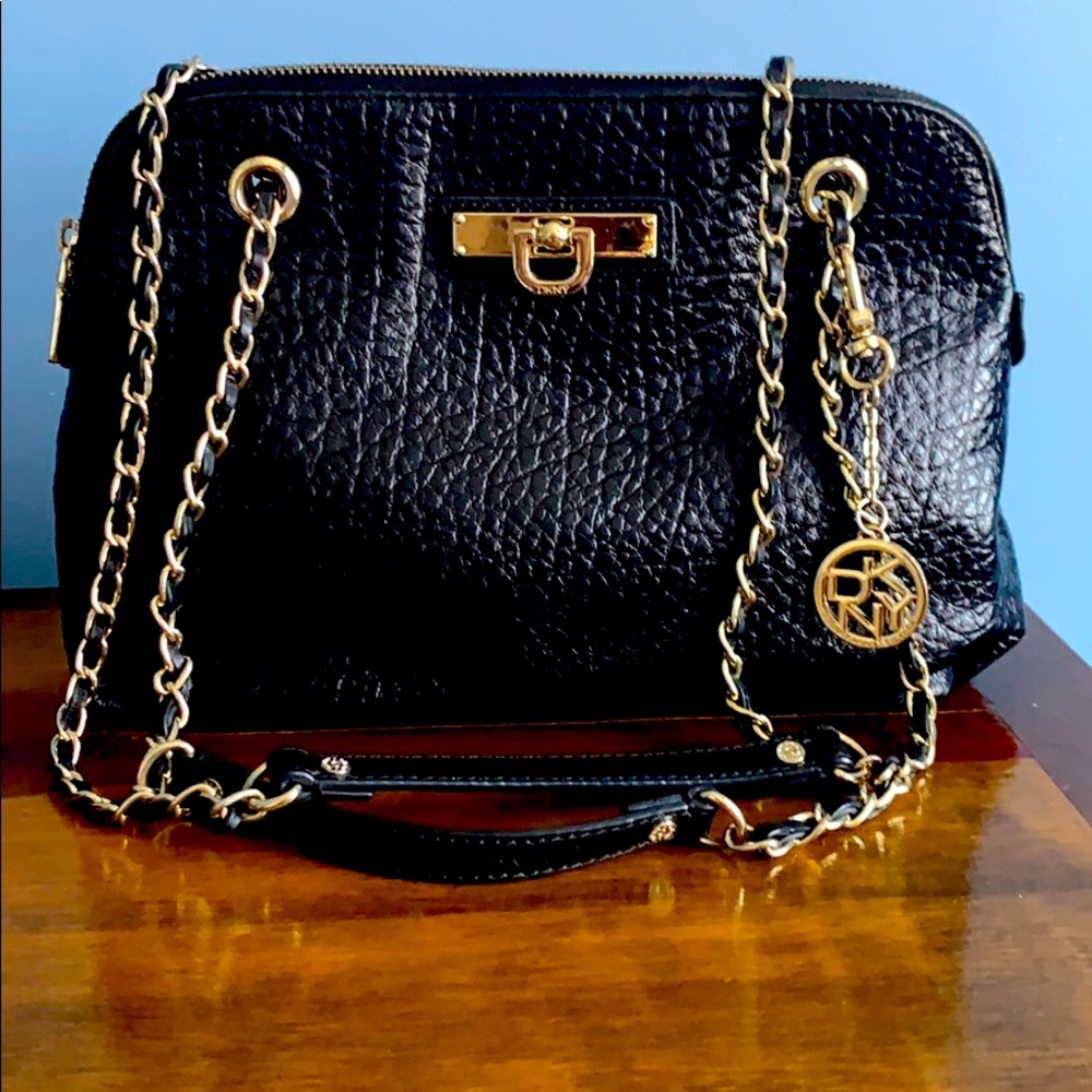 DKNY black medium sized handbag